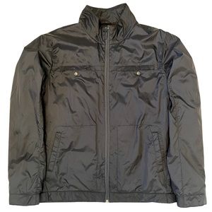 Dickies Workwear Lightweight Water Resistant Black Full Zip Nylon Jacket,Size XL